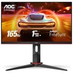 Monitor Gamer AOC Hero 24″ 165Hz 1ms Ajuste de Altura 24G2S/BK