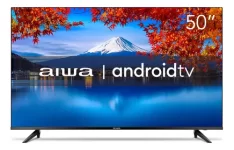 Smart Tv Aiwa 50 Android 4k Borda Ultrafina Hdr10 Dolby udio Aws-tv-50-bl-02-a
