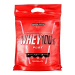 Whey 100% Pure Pouch 900g Chocolate Integralmédica