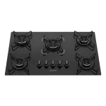 Cooktop A Gás Itatiaia Preto 5 Bocas Essencial Bivolt 127v/220v 620ct50153