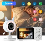Danmini novo monitor de bebê com luz noturna rgb de 3.5