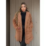 Blusa Casaco Pelinho Teddy Inverno Feminino 3rd Sd150