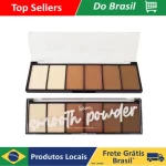 Paleta De Pó Iluminador/Bronzeador/Contorno Luisance 06 Núcleos – AliExpress 66