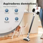 Aspirador de Pó sem Fio 120W – Bateria 2000mAh, 2 Velocidades (6Kpa/9.5Kpa), LED, 0.75L, Leve e Portátil para Casa e Pet – AliExpress 6