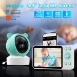 Tuya monitor do bebê 5 Polegada tela wi fi sem fio câmera de proteção segurança interna vigilância vídeo temperatura canção de ninar – AliExpress 30