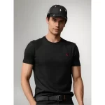 Camiseta Ralph Lauren Custom Fit Preta
