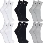 Kit 6 Pares Meias Lupo Cano Médio Alto Academia Original