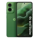 Smartphone Motorola Moto G35 5g – 128gb 12gb (4gb Ram+8gb Ram Boost) E Camera 50mp Com Ai Nfc Tela 6.7 Com Superbrilho – Verde – Vegan Leather