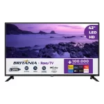 Smart Tv 42 Britânia Btv42g6fr2cp Roku Tv Dolby Audio
