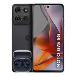 Smartphone Motorola Moto G75 5g + Moto Buds – 256gb 16gb (8gb Ram+8gb Ram Boost) E 50mp Sony Lytia 600 Camera Moto Ai Ultrarresistencia Militar – Preto