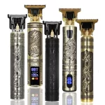 T9 máquina de cortar cabelo reparação barba barbear corpo aparador de pêlos máquina elétrica dos homens máquina de corte de cabelo 0mm barbeiro barbeador – AliExpress