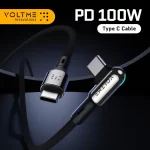 Volme 100w usb c para tipo c cabo de carregamento rápido cabo de dados de carregamento usb ângulo de 90 graus fio de carregamento para iphone 15 samsung – AliExpress