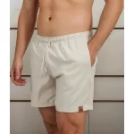 Short De Linho Masculino Bermuda Leve Praia Verao Novidade
