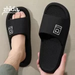 Zhida moda feminina chinelos de banheiro interior sola macia eva masculino dos desenhos animados urso impressão slides verão ao ar livre casal sapatos legais – AliExpress 322