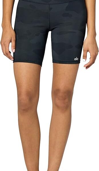 Alo Yoga Short feminino Vapor cintura alta