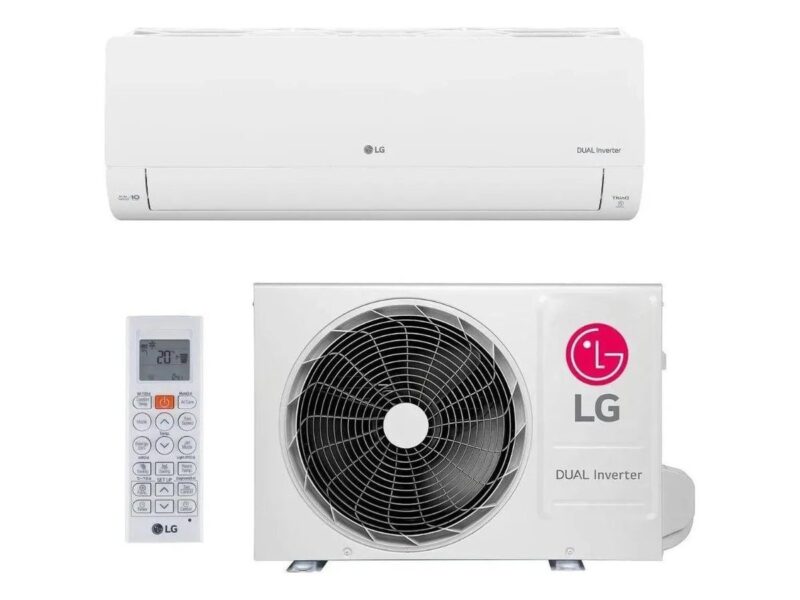 Ar Condicionado Inverter LG Dual Voice AI 12.000 Btus Frio R-32