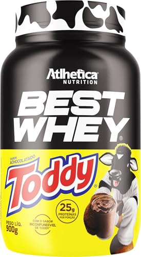 Atlhetica Nutrition Best Whey Achocolatado Toddy Athletica Nutrition 900G.