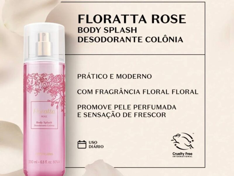 Body Splash Desodorante Colônia O Boticário Floratta Rose 200ml Volume da unidade 200 mL