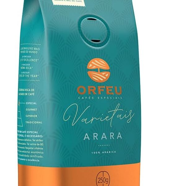 Café Arara Orfeu em Grãos, 100% Arabica 250g