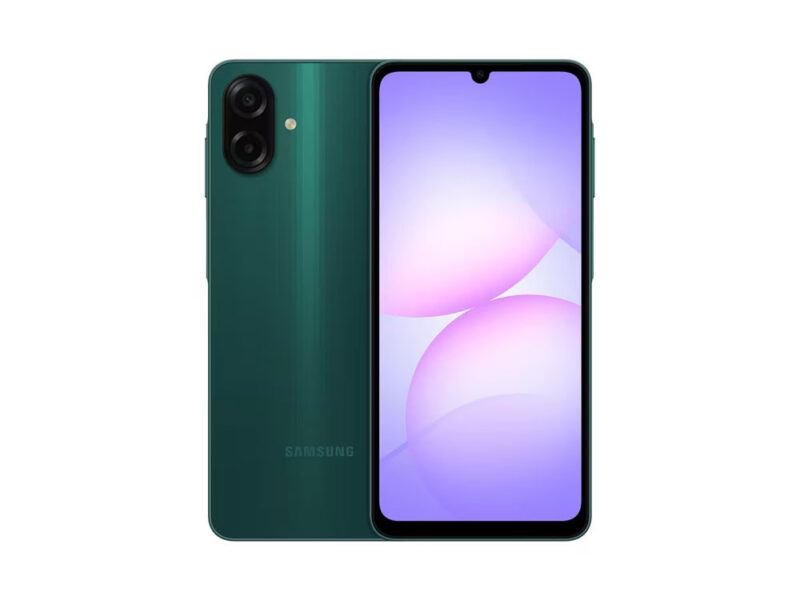 Celular Galaxy A07 Tela 6.7 128GB 4G 90Hz Câmera Dupla 50MP Verde Samsung