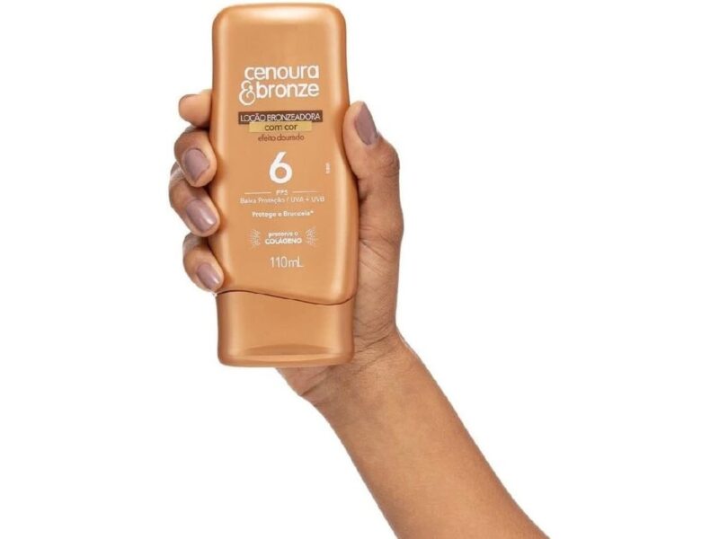 Cenoura e Bronze Loção Bronzeadora Com Cor Fps6