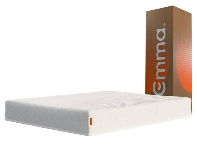 Colchão Queen Emma Basics 17 cm – 158×198 cm Espuma D28 17cm com Tecnologia Alemã, Firmeza Ideal, Suporte Confortável, 100 Noites de Teste e 5 Anos de Garantia