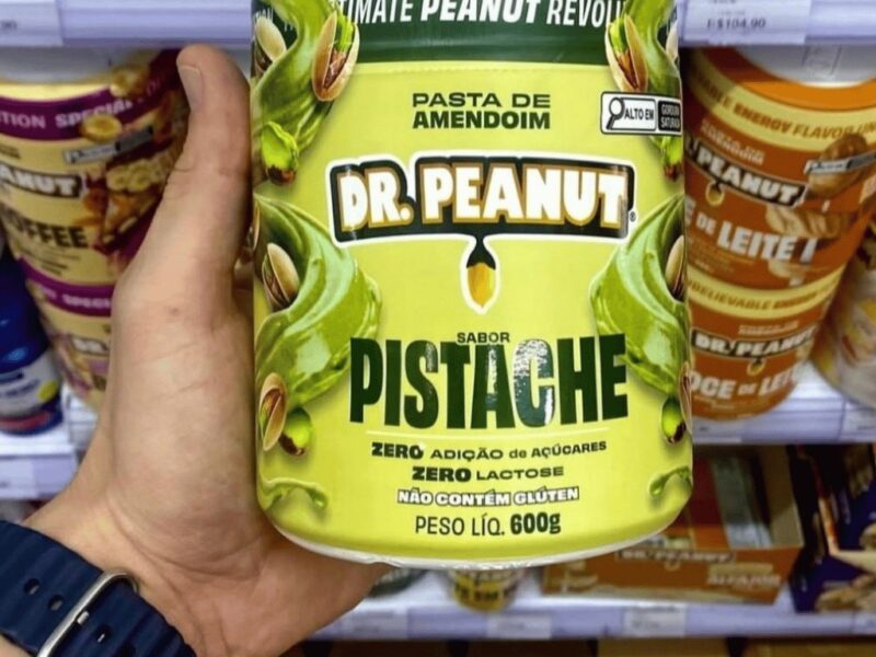 DR. PEANUT PASTA DE AMENDOIM PISTACHE 600G COM WHEY PROTEIN