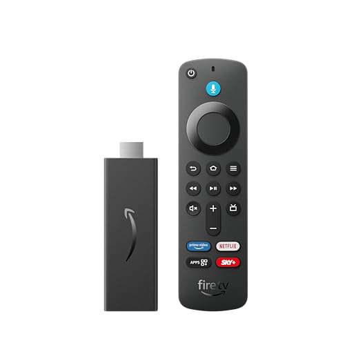 Fire TV Stick HD (Geração mais recente) | Com controle remoto por voz com Alexa (inclui comandos de TV), controles de casa inteligente e streaming em HD