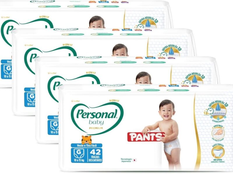 Fralda Personal Baby Premium Pants G 4 pacotes c/42 fraldas