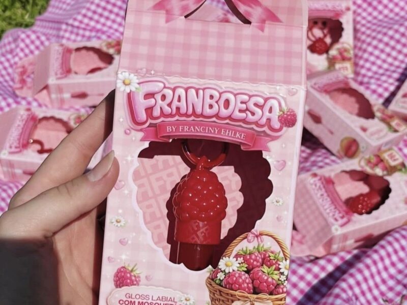 Gloss Franboesa Fran By Franciny Ehlke Brilho Vermelho