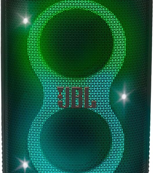 JBL, Caixa de Som, PartyBox Club 120, Bluetooth, Show de Luzes, À Prova de Respingos, Som JBL Pro Sound, 160W RMS – Preta