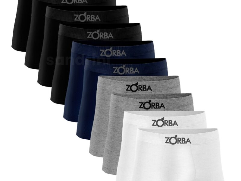 Kit 10 Cueca Boxer Zorba 781 Original Em Algodão Sem Costura Promoção