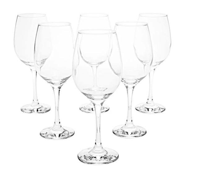 Kit 6 Taças Vidro Para Vinho/ Água 385Ml Nadir Figueiredo – Taça de Vinho –