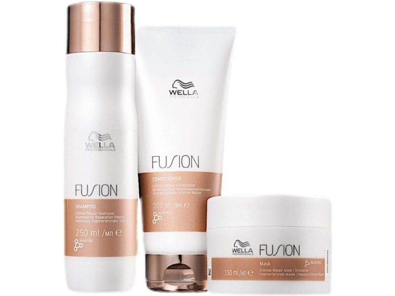 Kit Wella Professionals Fusion (Shampoo, Condicionador e Máscara)