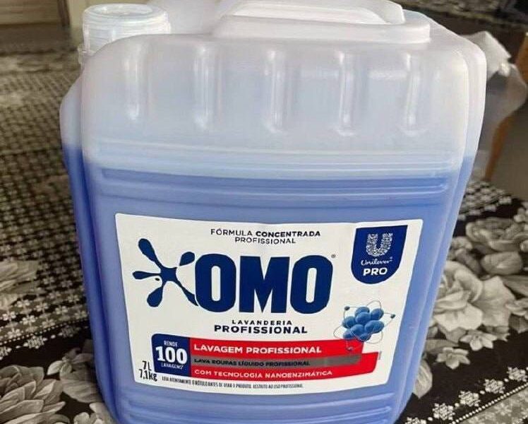Lava Roupas Lavanderia Pro Líquido 7L Omo