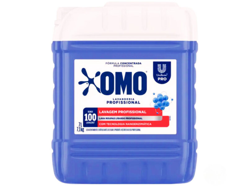 Lava Roupas Lavanderia Pro Líquido 7L Omo