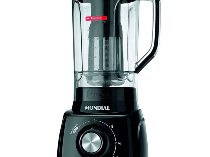 Liquidificador Turbo Power L-99 FB Copo San Cristal 3 Velocidades Mondial