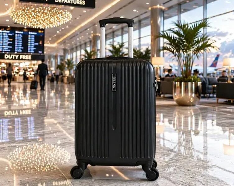 Mala De Viagem Rígida De Bordo 10kg Rodas 360° Medidas Anac