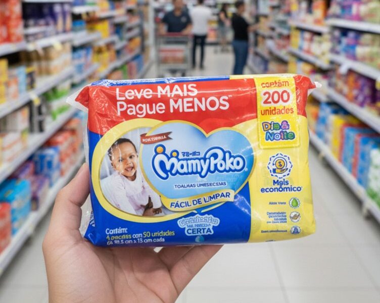 MamyPoko Lenços Umedecidos Dia&Noite 200 Unidades