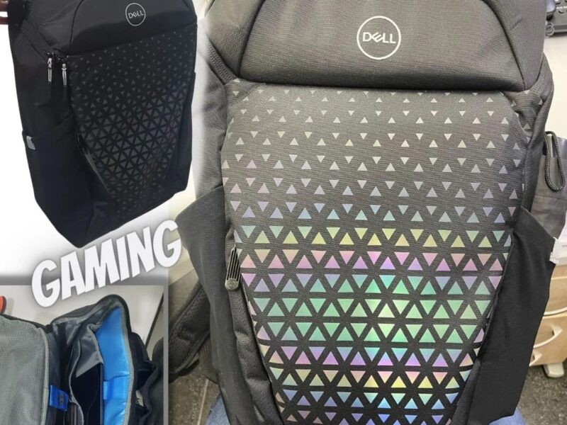 Mochila Dell Gaming para Notebook até 17.3″, Resistente à Água, Capa de Chuva Integrada, Preta – 460-BCZE