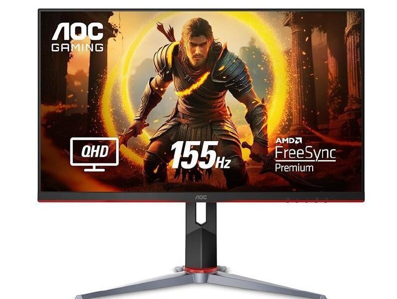 Monitor Gamer AOC HERO QUAD 27″ 155Hz QHD 1440p 1ms AMD FreeSync Q27G2