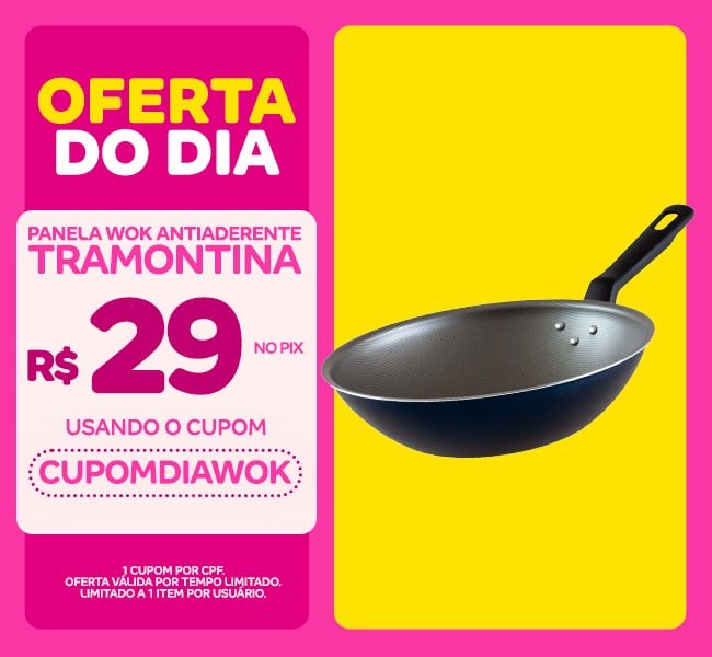 Panela Wok Antiaderente Tramontina de Alumínio – Ravena Azul 24cm – Panela Wok –