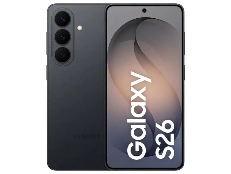 Samsung Galaxy S26 Preto 5G 256GB Galaxy AI 6,3″ 12GB RAM Câm. Tripla 50+12+10MP Bateria 4300mAh Dual Chip