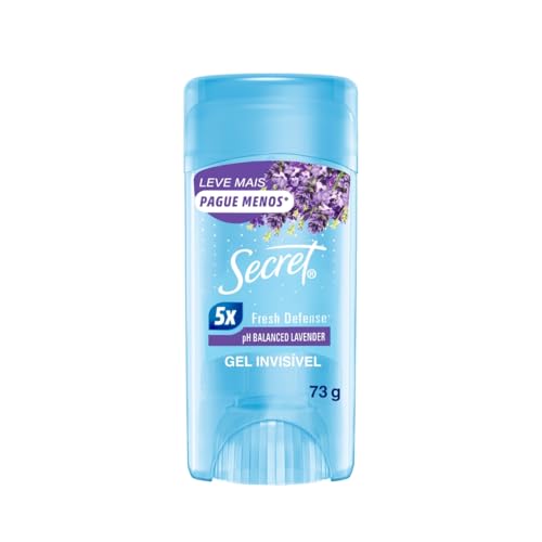 Secret Desodorante Antitranspirante em Gel Invisível Lavanda 73g