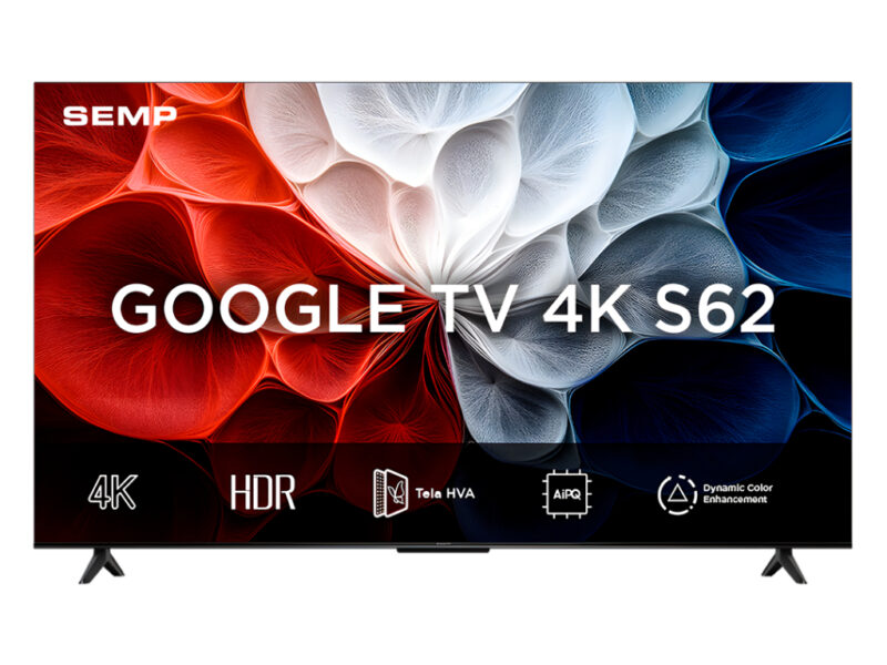 Smart Tv Semp 43″ LED 4k UHD Google Tv Bluetooth Wifi HDR