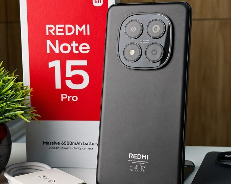 Smartphone Xiaomi Redmi Note 15 Pro 5G 512GB – 8GB Ram (Preto)