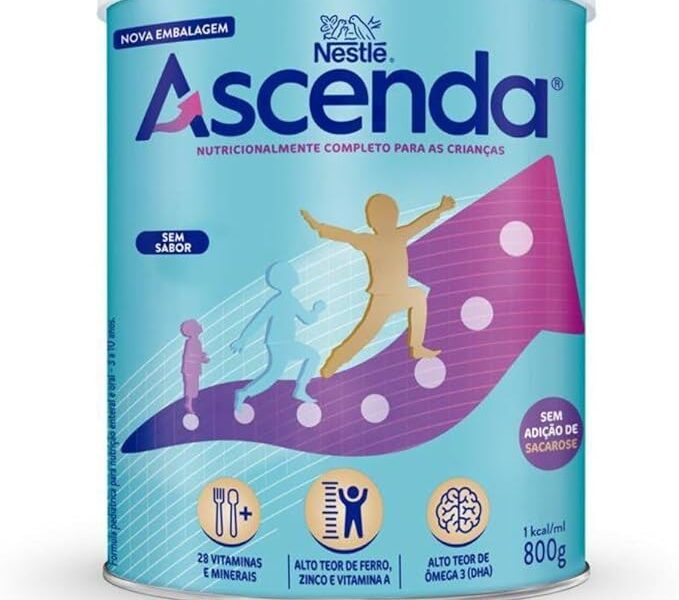 Suplemento Infantil Ascenda Sem Sabor 800G