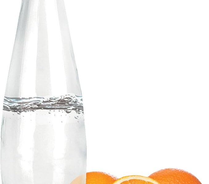 Tuut Garrafa Acqua para Água em Vidro com Tampa Inox 1L – Hermética e Fácil Limpeza
