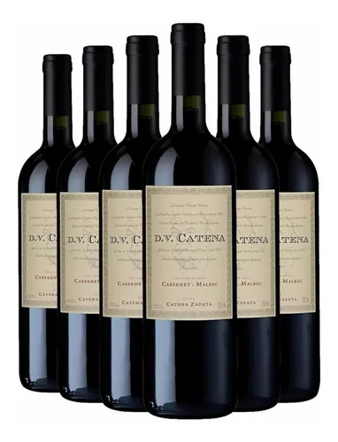 Vinho Dv Catena Zapata Kit 6 Vinhos Tinto Argentino Cabernet Malbec