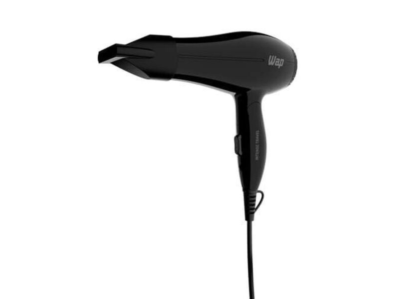 WAP Secador de Cabelo Intense Travel Bivolt Chaveado WS1300 Com Cabo Dobrável e Bic0 Concentrador